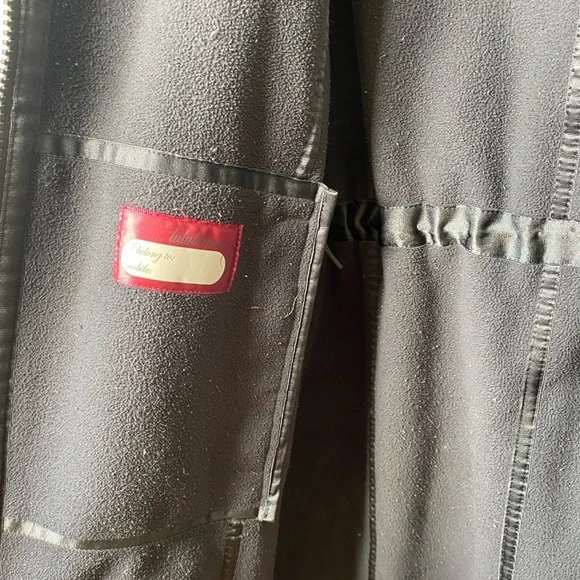 Lululemon Apres Sport Tweed Jacket Long Soft Fleece Hooded Gray Size 6 - Picture 7 of 14